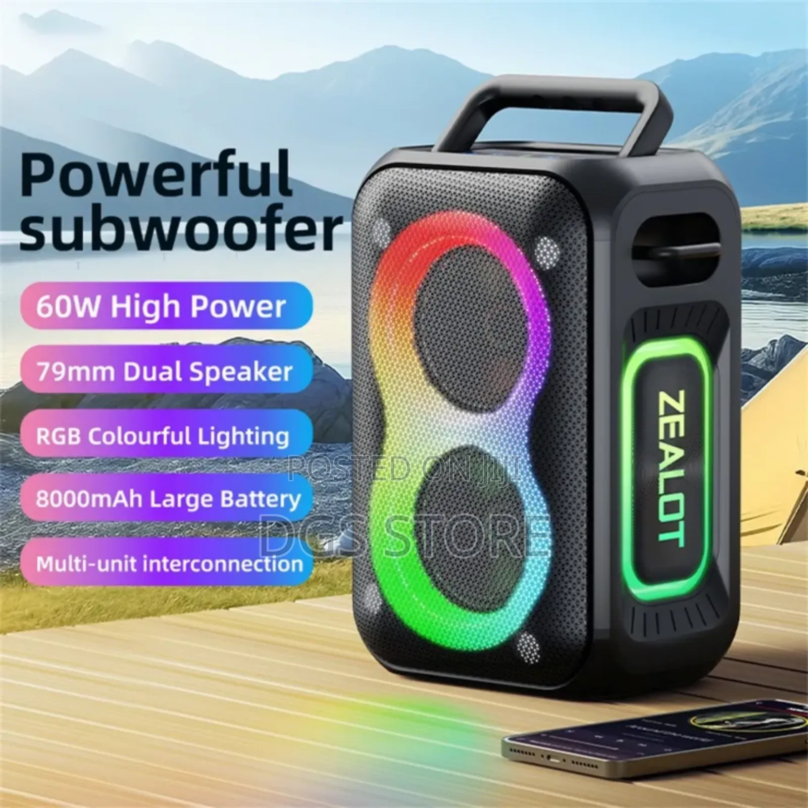 Zealot Pt02 Bluetooth Speaker