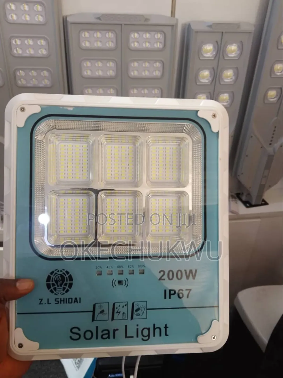 Zl Shidai 200 Watts Solar Flood Light