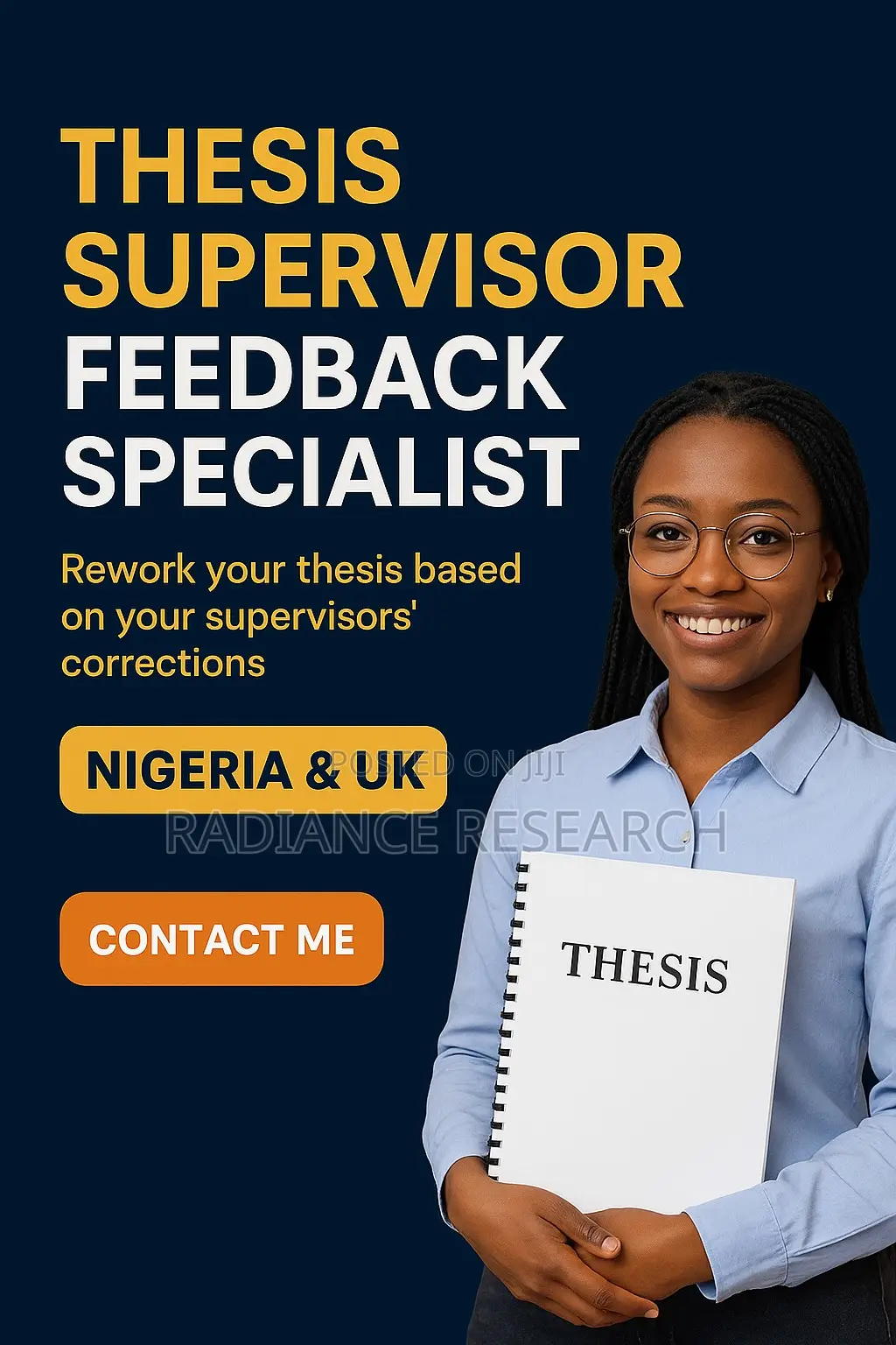 Research Support and Supervisor's Feedback (Nigeria/Uk/Canada)