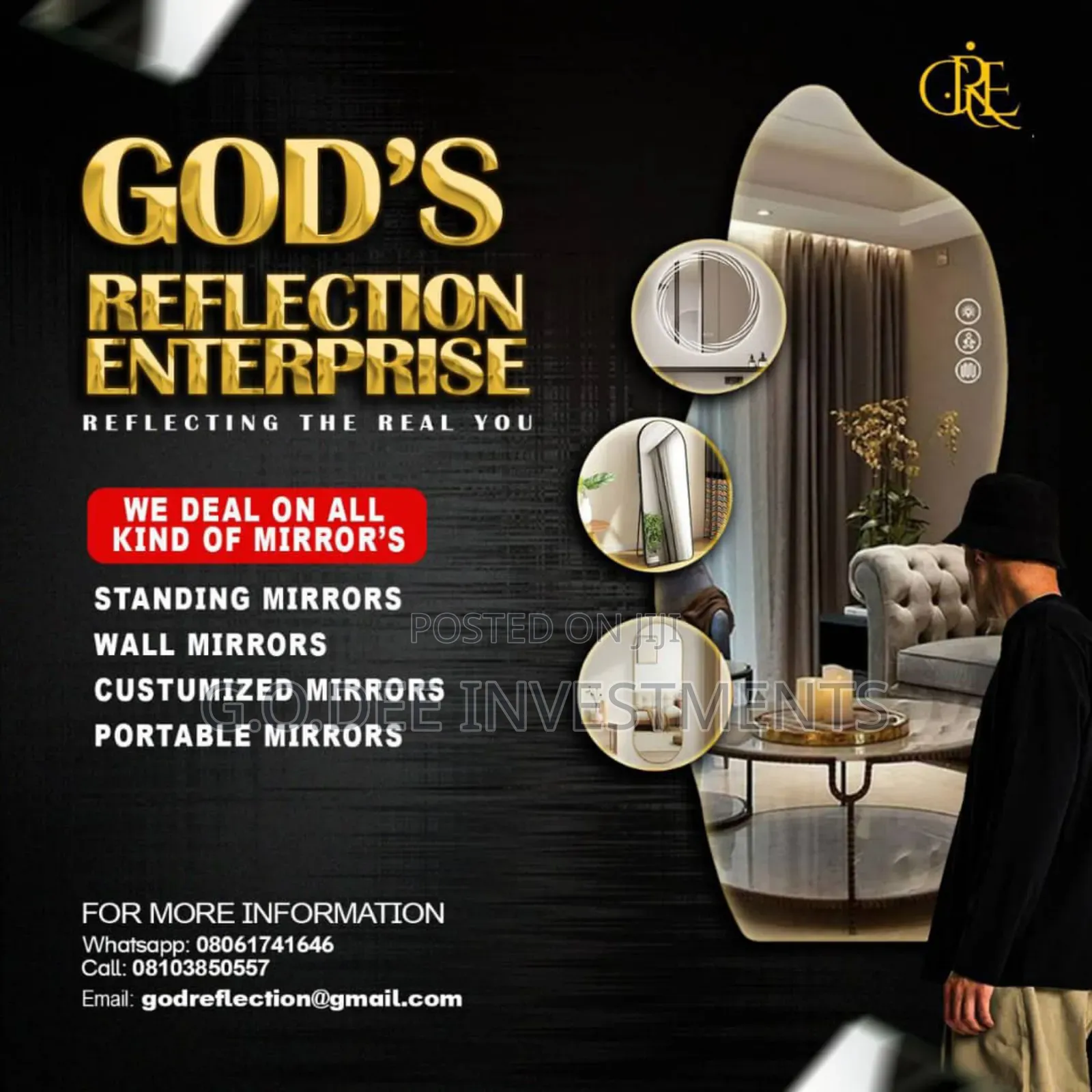 Beautiful Customized Mirrors For Sale