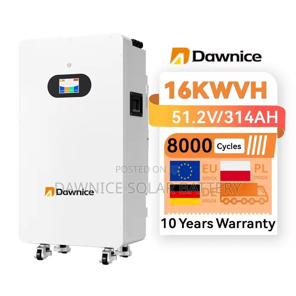 16kwh Power Storage | Safe, Long-Lasting Battery for Solar Systems