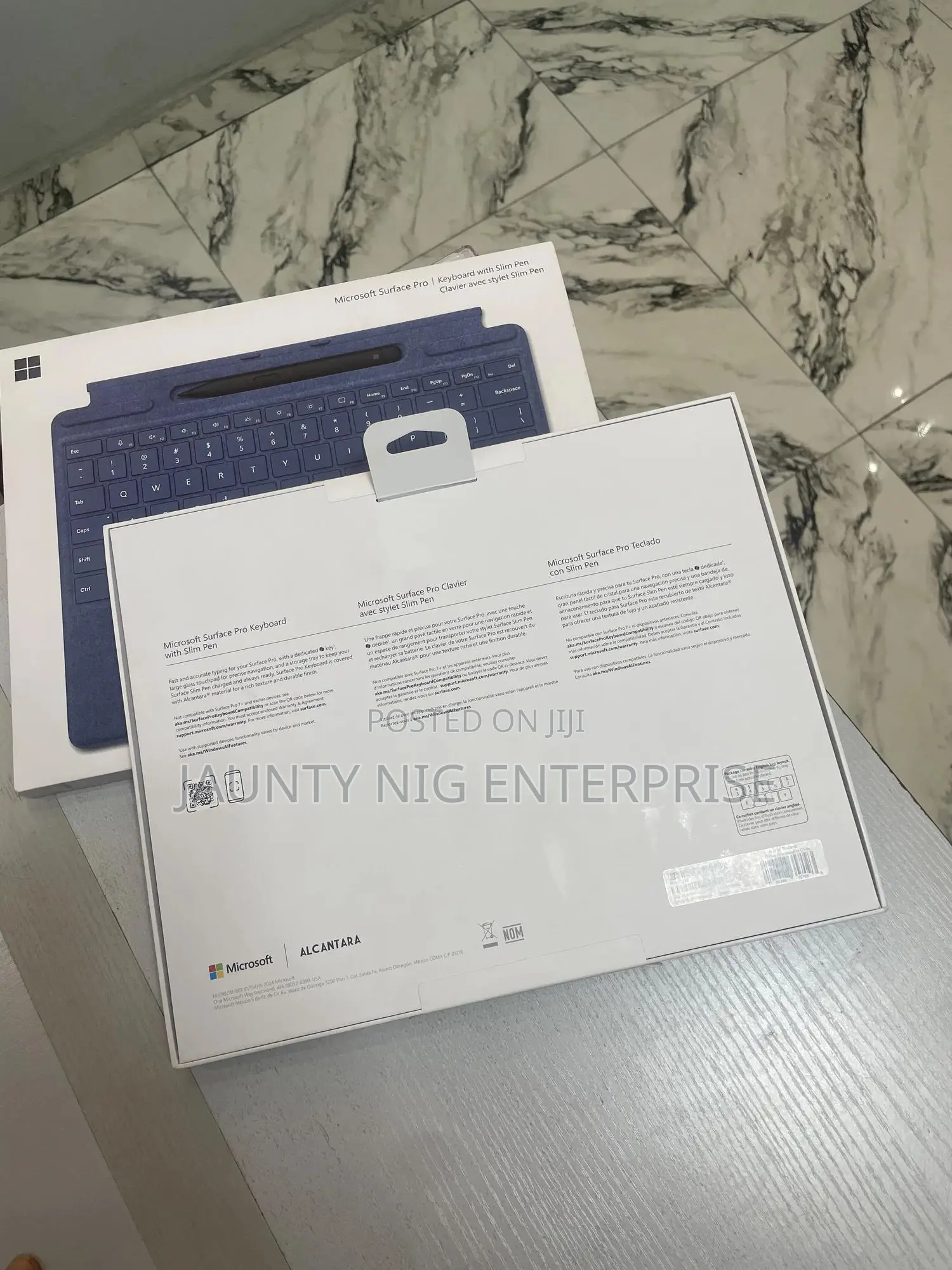 Microsoft Surface Pro Keyboard Cover With Slim Pen 2 (Sapphire)