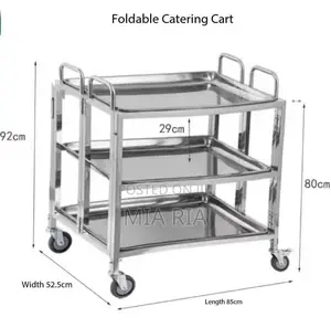 Foldable Stainless Steel Trolley