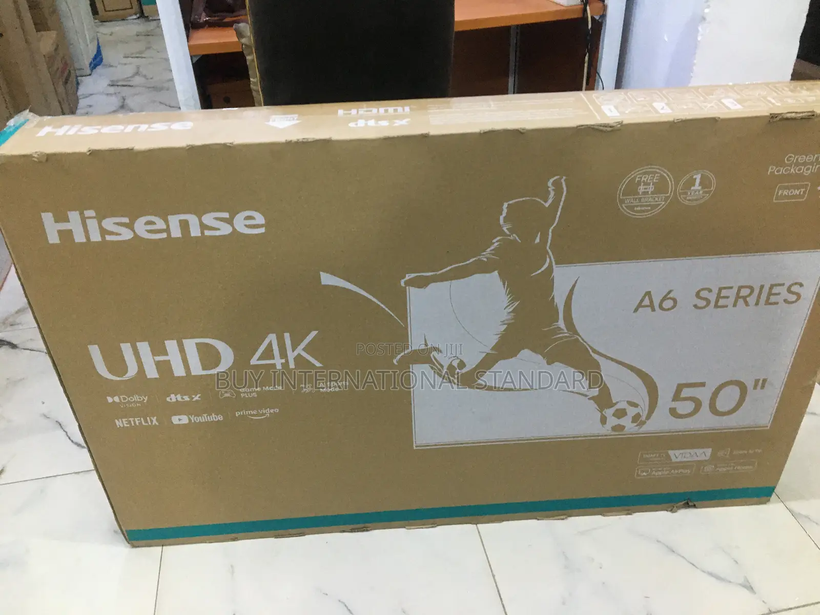 Hisense 50′′ Smart Tv – Smart Features Enabled