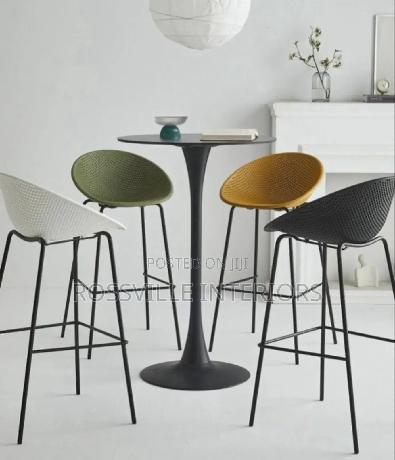 Moulded Plastic Bar Stool