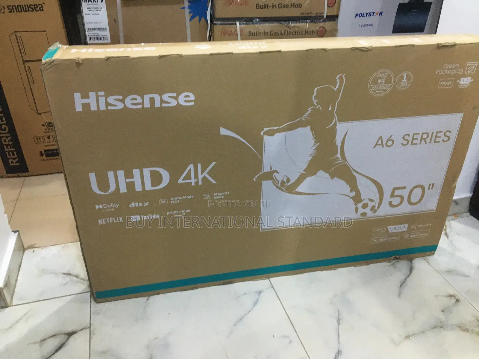 Hisense 50′′ Smart Tv – Original Remote + Wall Mount
