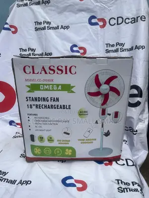 Pay Small Small Classic Omega Standing Fan On Cdcare.App