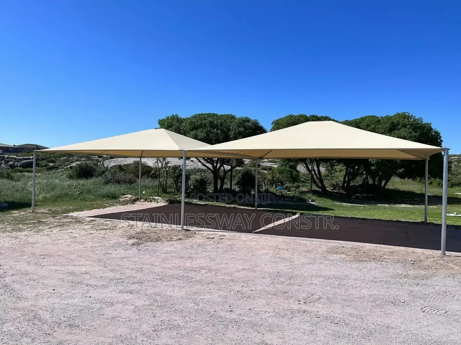 Galvanized Pipe Carport - Robust Protection