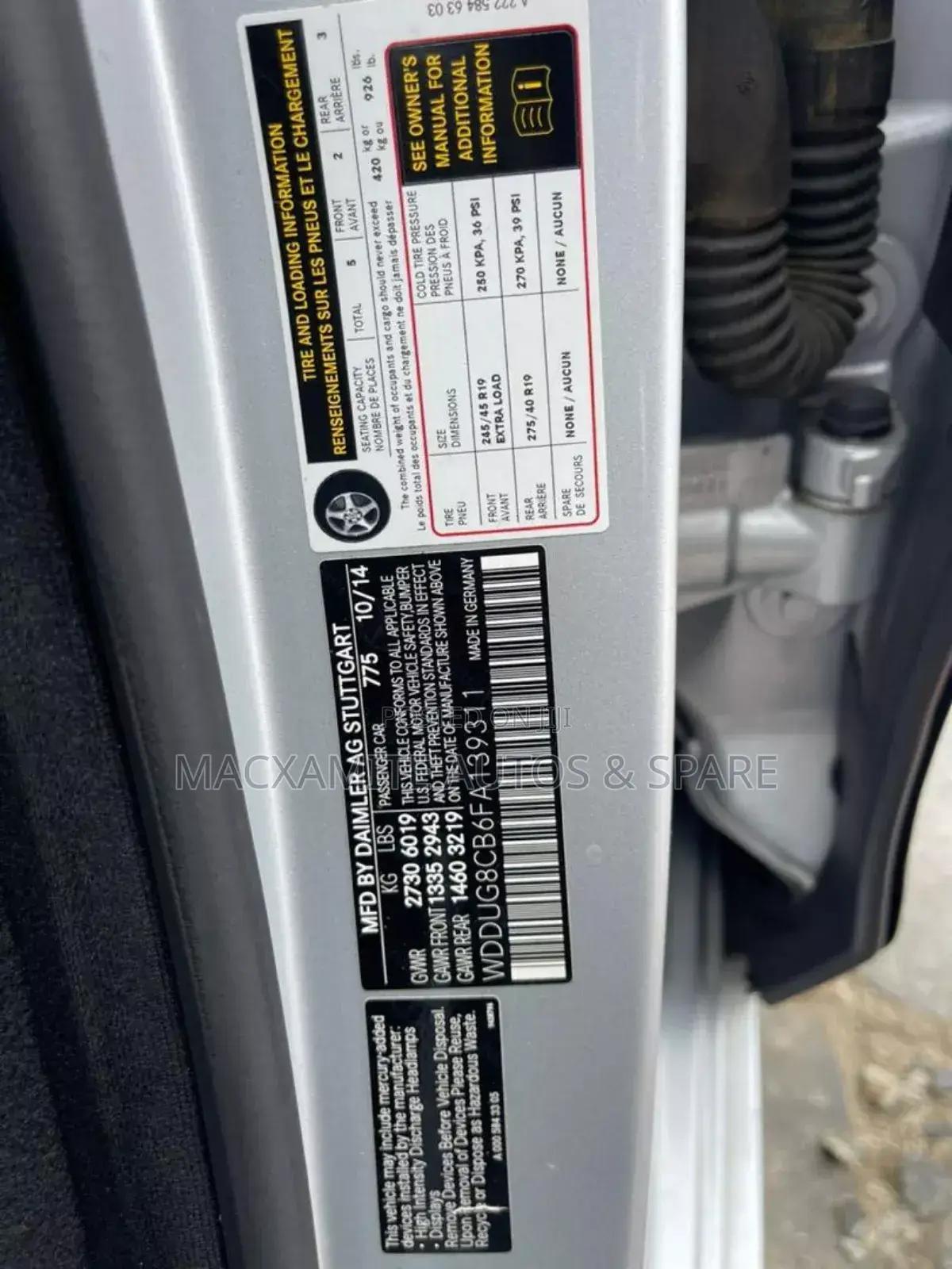 Mercedes-Benz S-Class S 550 4MATIC 2016 Silver