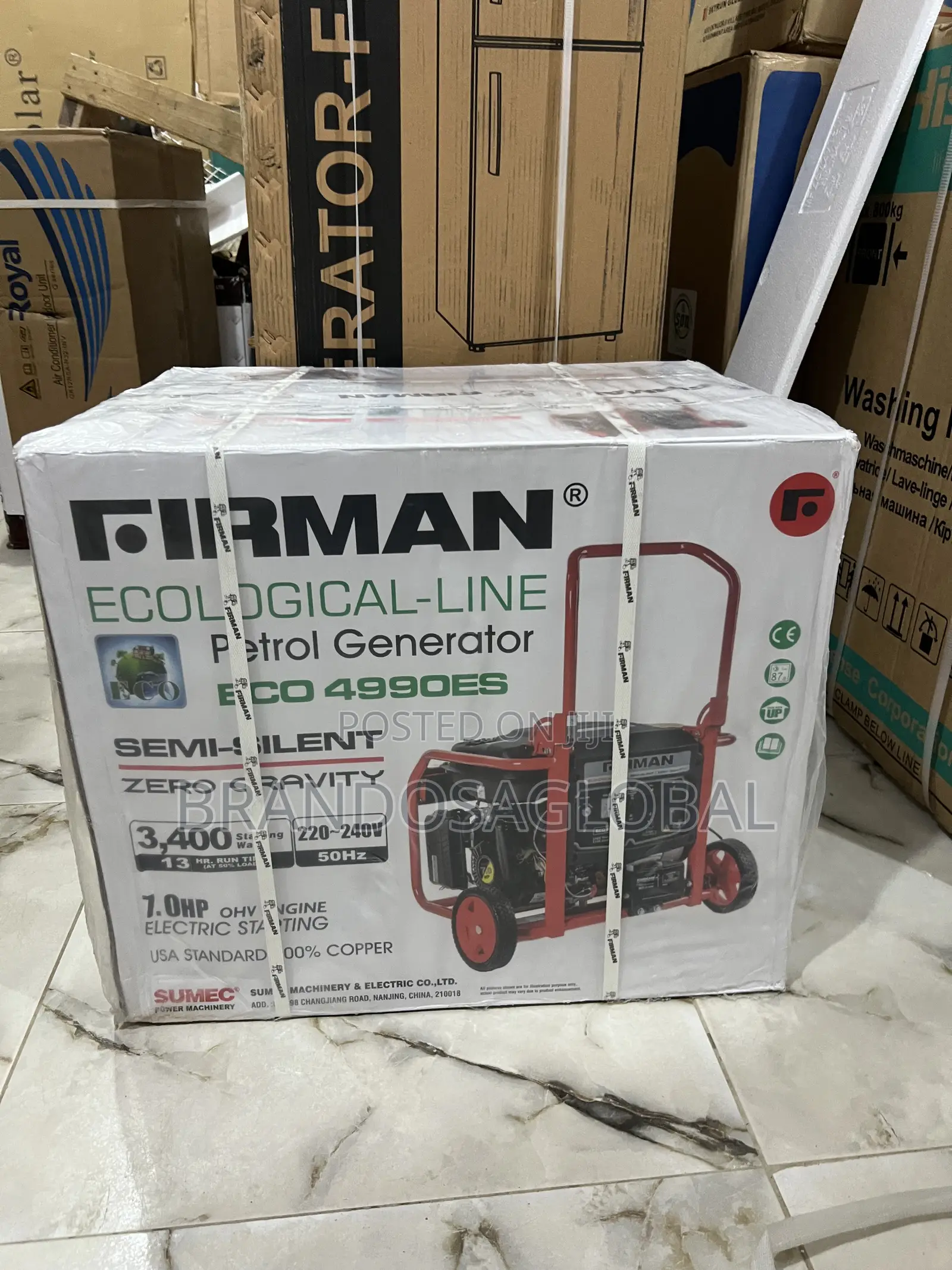 Firman Eco4990es – Low Fuel 3.4kva Silent Generator
