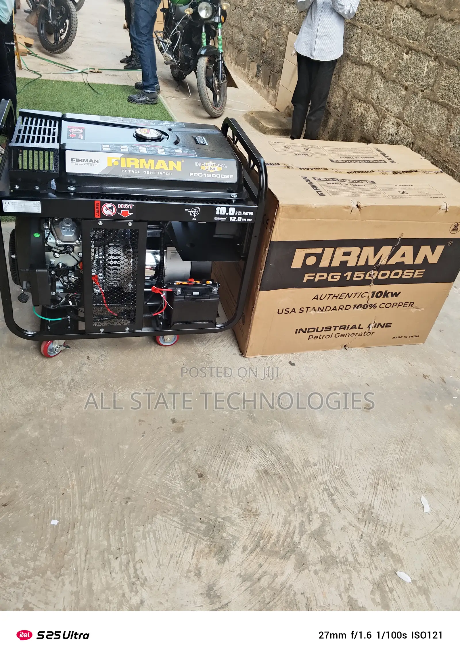 Firman 10kva Engine Generator, Model Fpg15000se