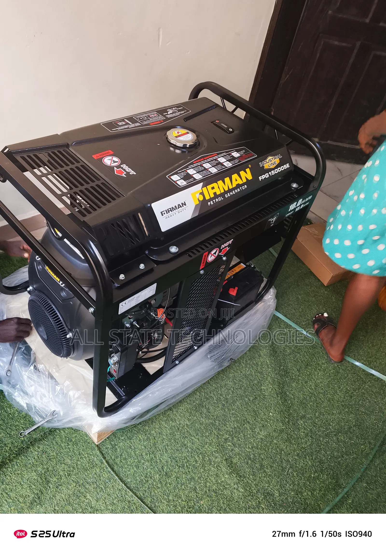 Firman 10kva Engine Generator, Model Fpg15000se