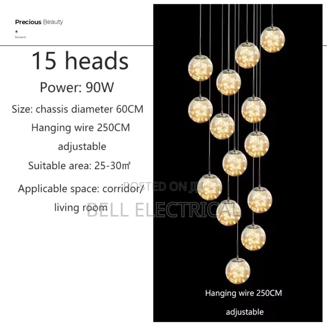 Starry Sky Pendat Light Duplex Building