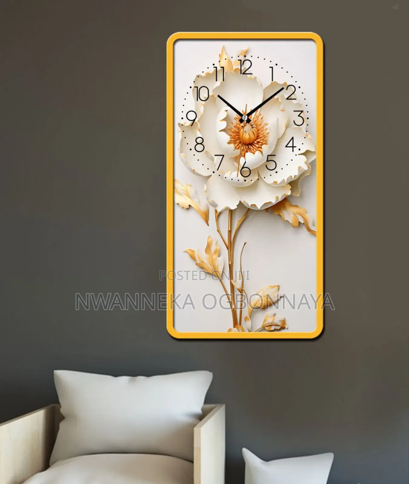 New Light Luxury Living Room Wall Clock