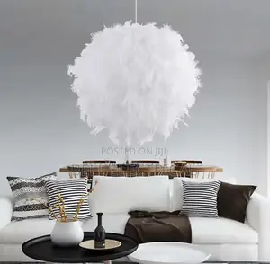 Fluffy Feather Pendant Light 500mm