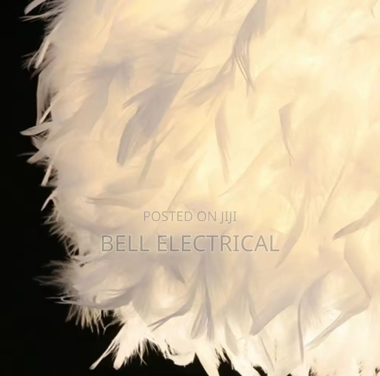 Fluffy Feather Pendant Light 500mm