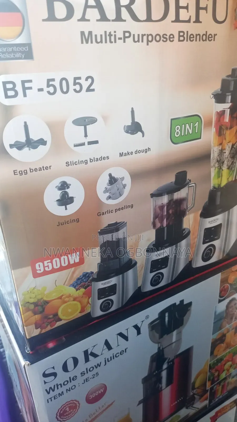 Bardefu Multi Purpose Blender 8in1
