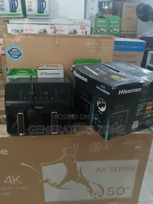 Hisense Air Fryer H08afbk2s1 – 8l Dual Chamber Setup