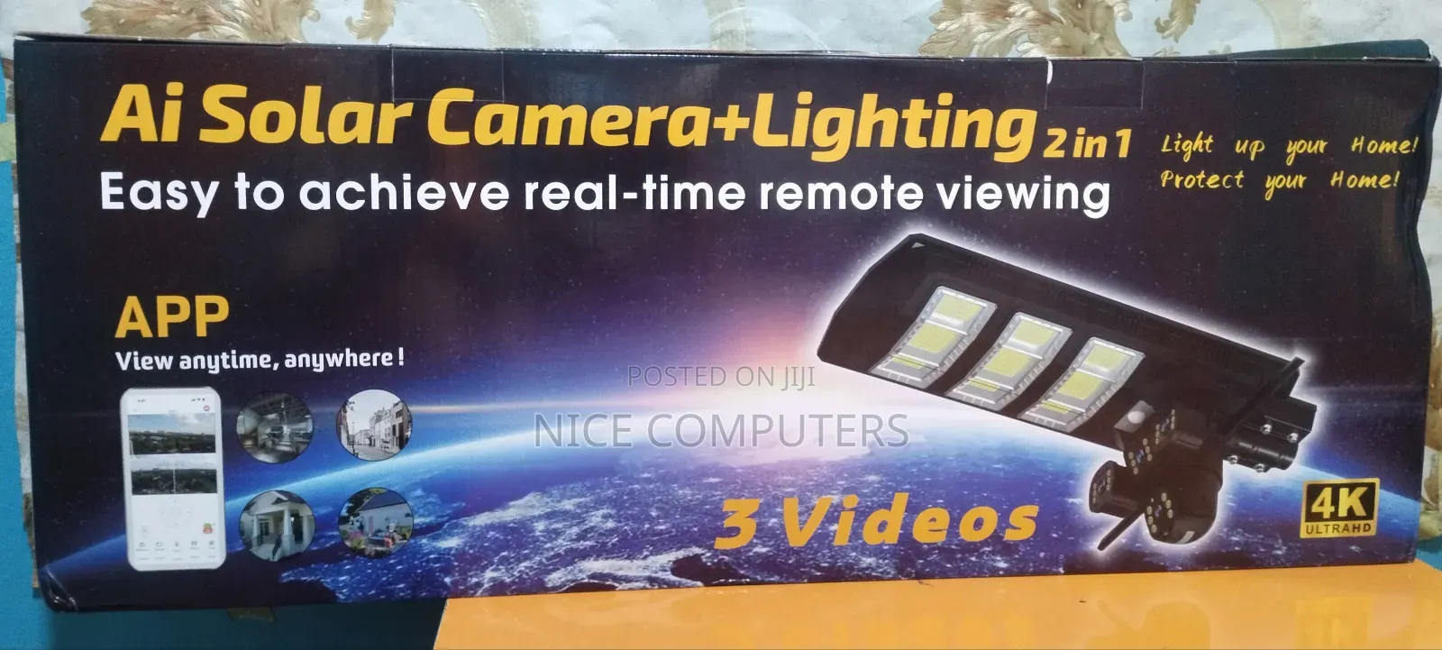 Ai Solar Street Light/Camera
