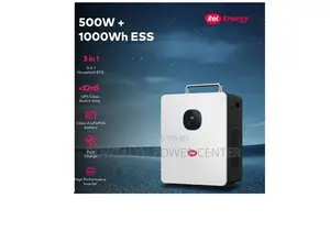500w Inverter Power + 1kwh Lifepo4 All-in-One Solar Power System