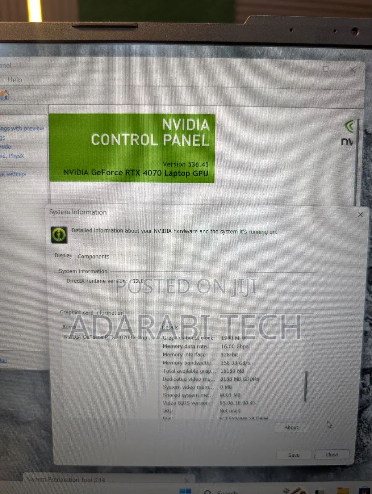 Laptop Asus TUF Dash F15 16GB Intel Core I7 SSD 1T