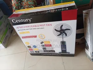 Century 18 Inches Rechargeable Mist Fan With Dual Battery