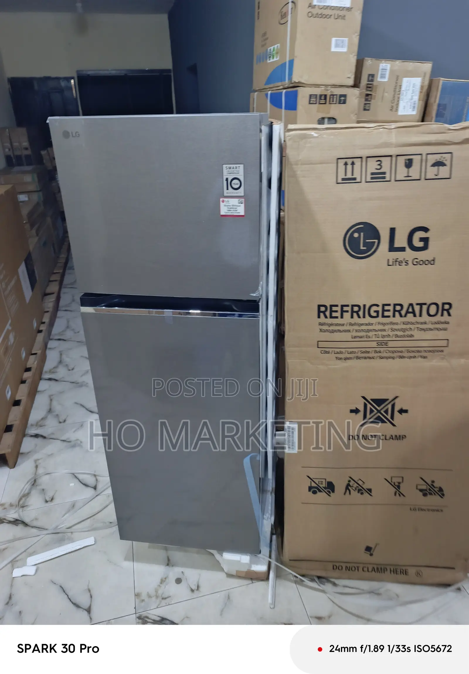 Sleek Lg 264l Inverter Compressor Double Door Refrigerator