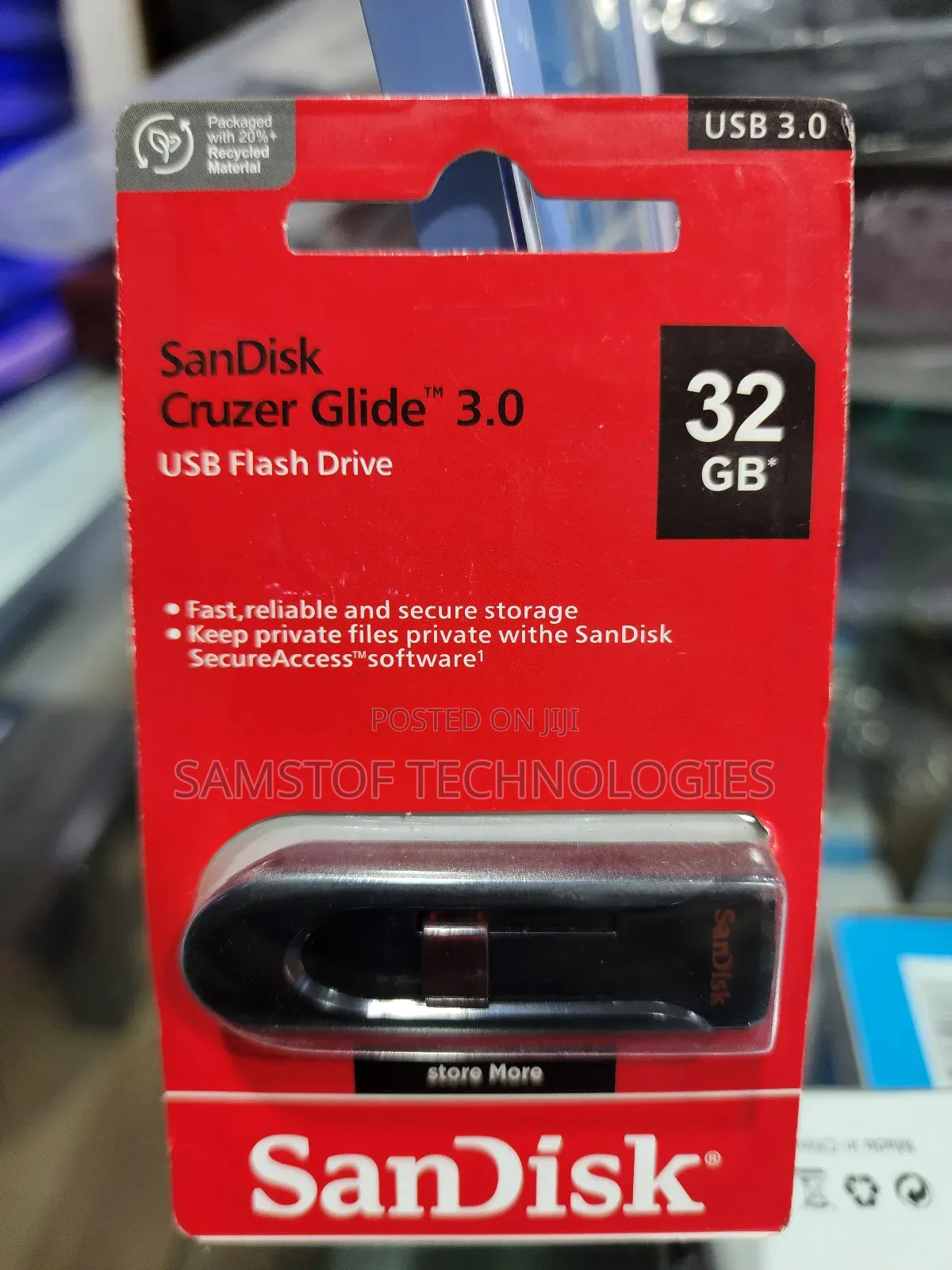 Sandisk Cruzer Glide 32gb Usb 3.0 Flash Drive