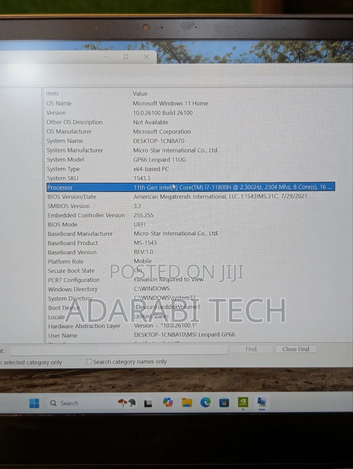 Laptop MSI GP65 Leopard 16GB Intel Core I7 SSD 1T