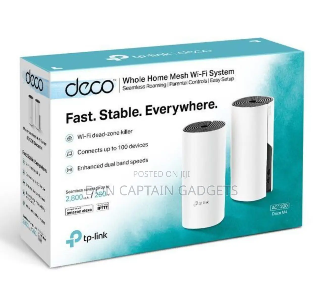 Tp-Link Deco M4 (2-Pack) Ac1200 Whole Home Mesh