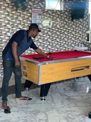 Authentic Brown Marble Coin Snooker Selling With Accessories