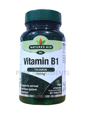 Nature's Aid Vitamin B1 Thiamine 100mg 90 Tabs Supports Nervous System