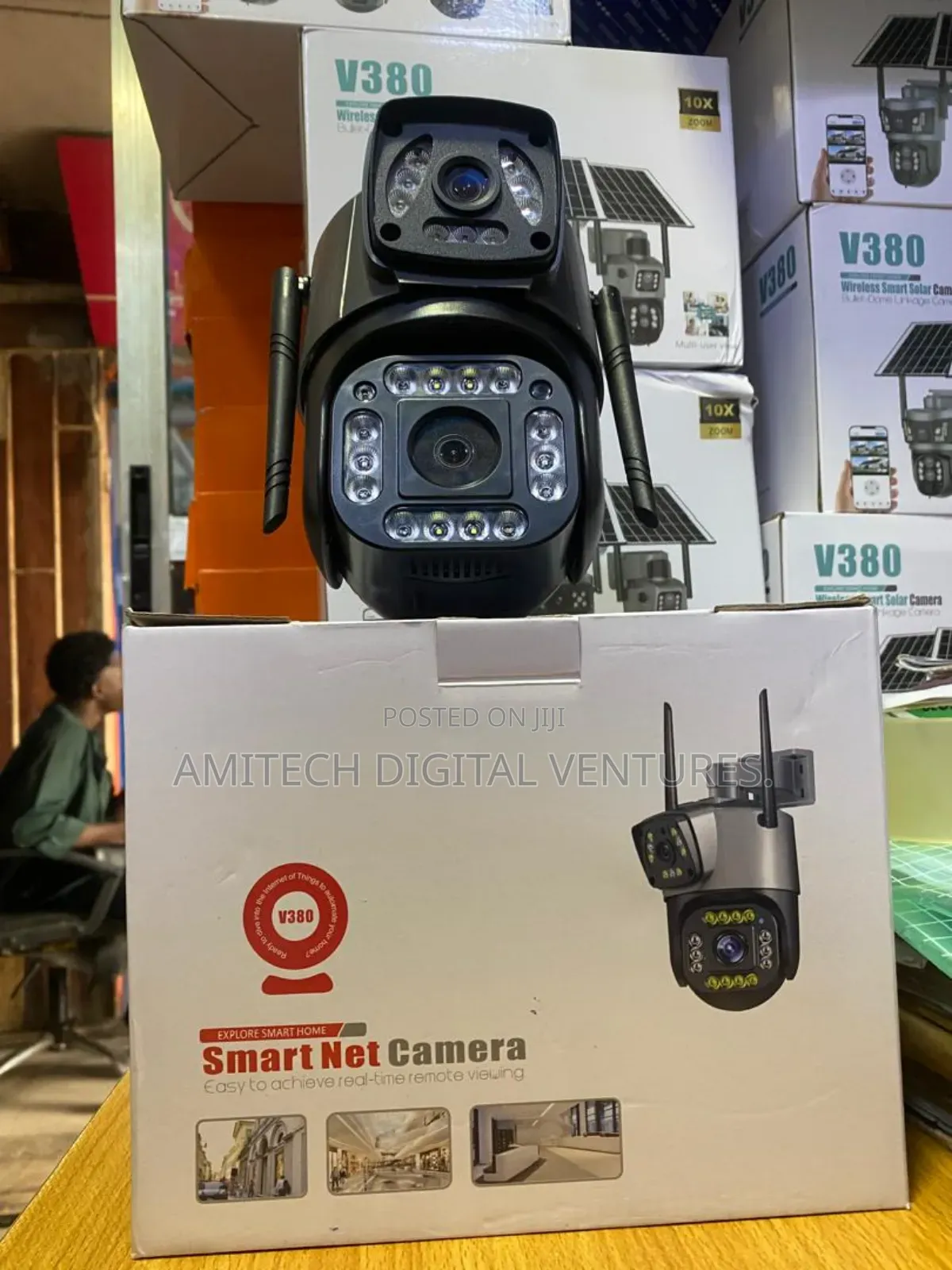 Wireless Wifi Double Lense Camera