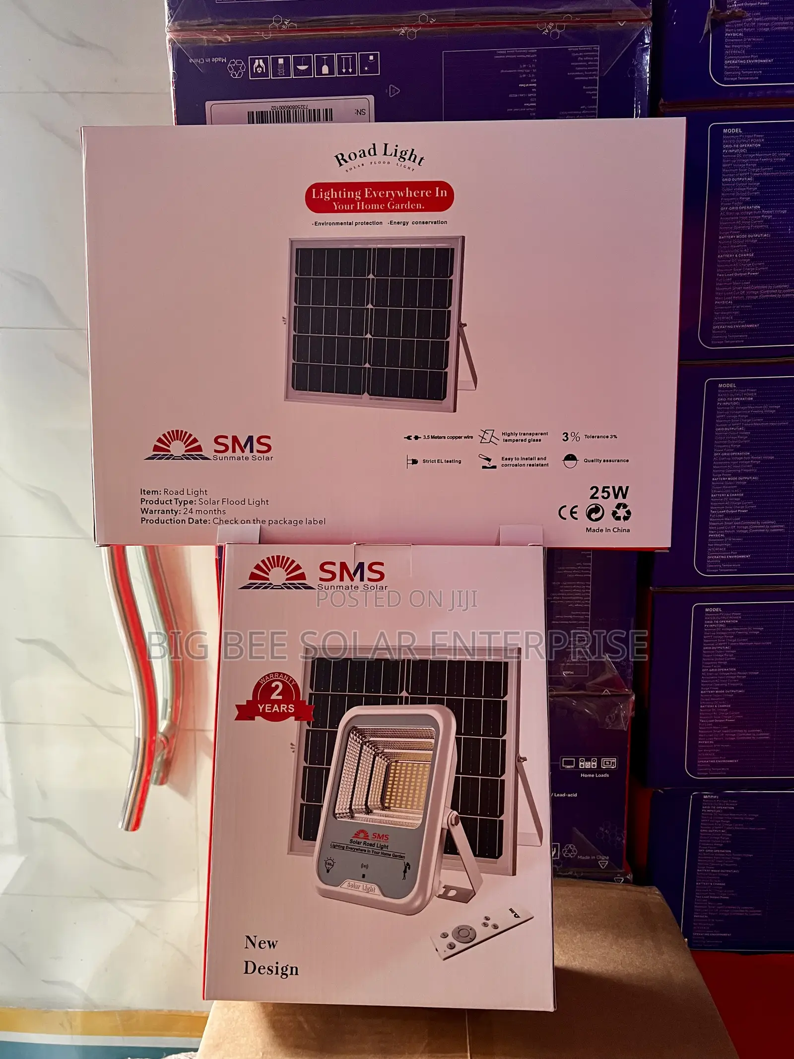 SMS 150w Solar Flood Light