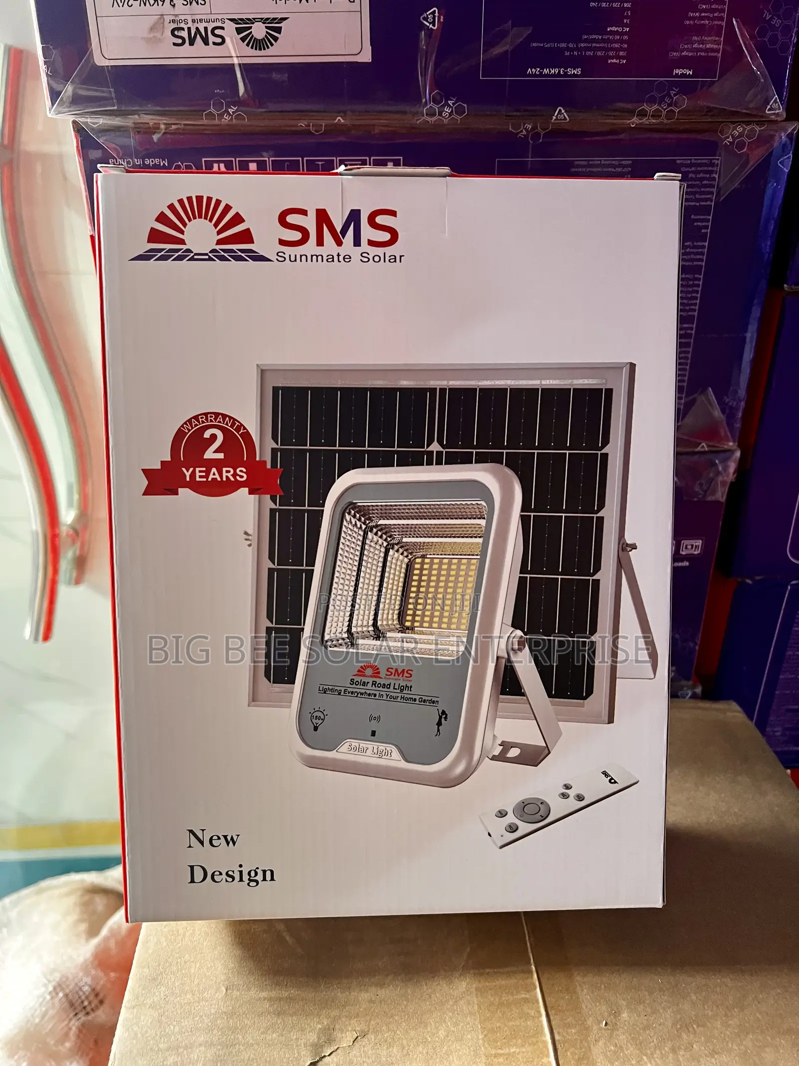 SMS 150w Solar Flood Light