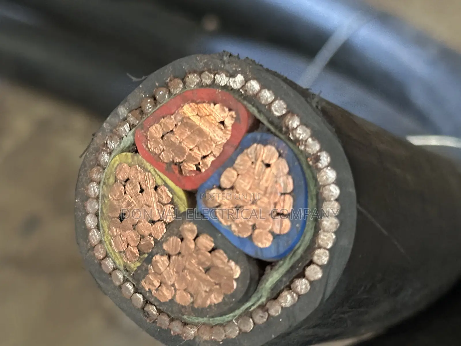 95mmx4core Copper Armored Cable