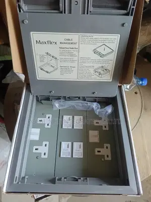 Floor Box With Data and Power 4ways