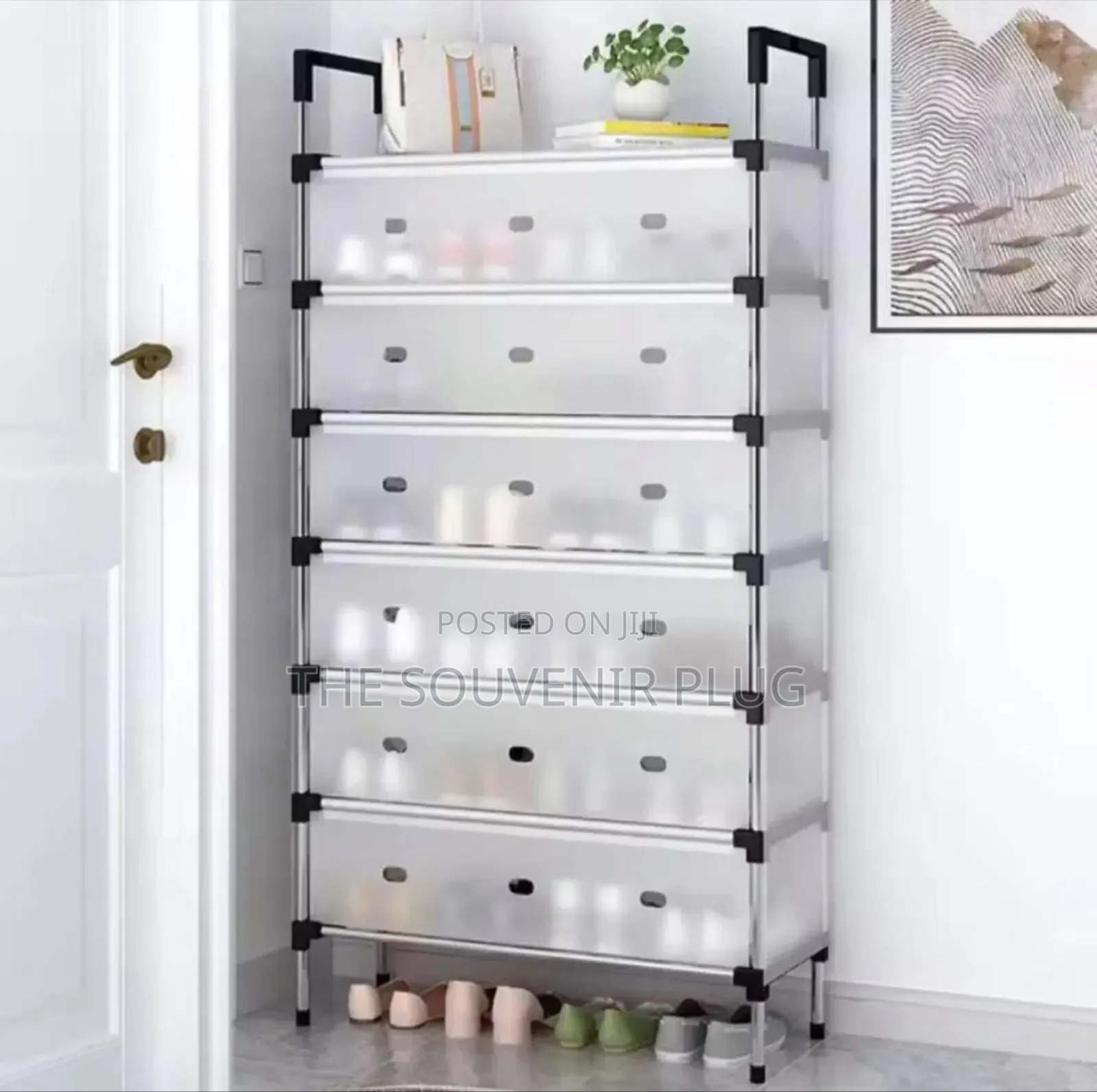 7 Layer Shoe Rack With Cover