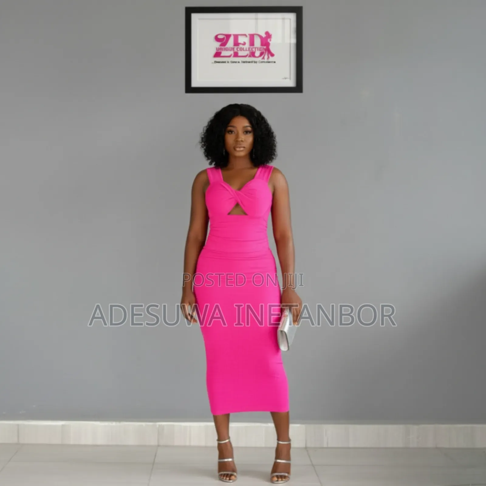 S/M Bodycon Midi Gown