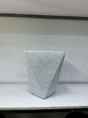 Granite Medium Hexa Flower Pot | Best Indoor Planters for Home Décor