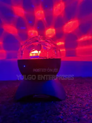 Night Rotating Lamp With Speaker