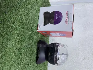Night Rotating Lamp With Speaker