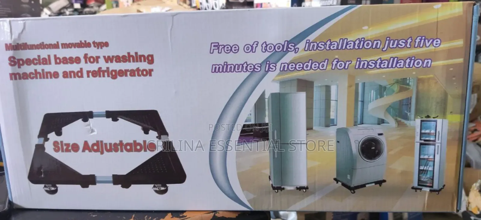 Movable Helper For Washing Machine And Refrigerator