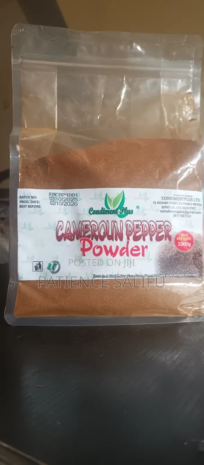 Cameroun Pepper Powder
