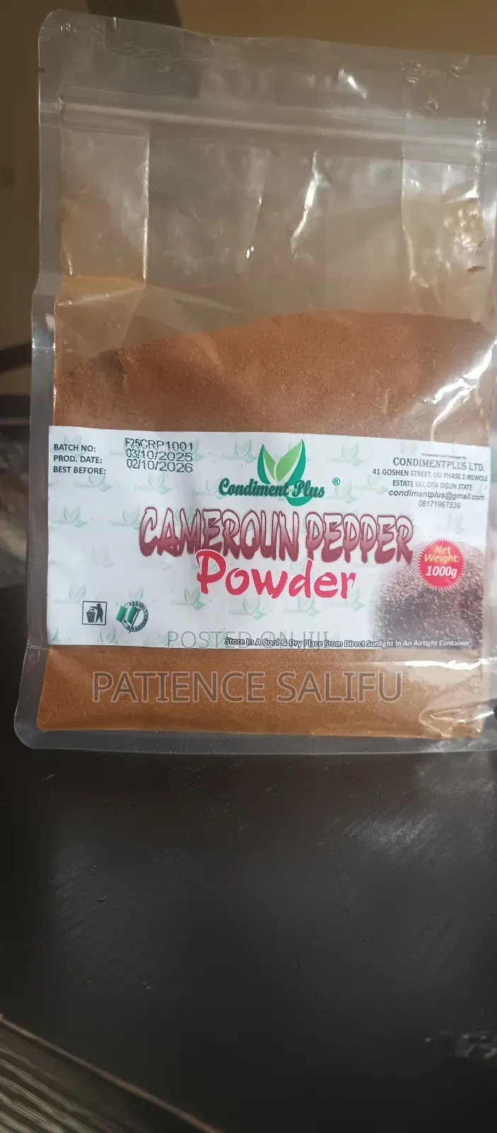 Cameroun Pepper Powder