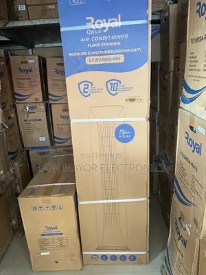 Royal 3tons Inverter Standing Unit R32 Gas White Color Ac Efw24mb-inv