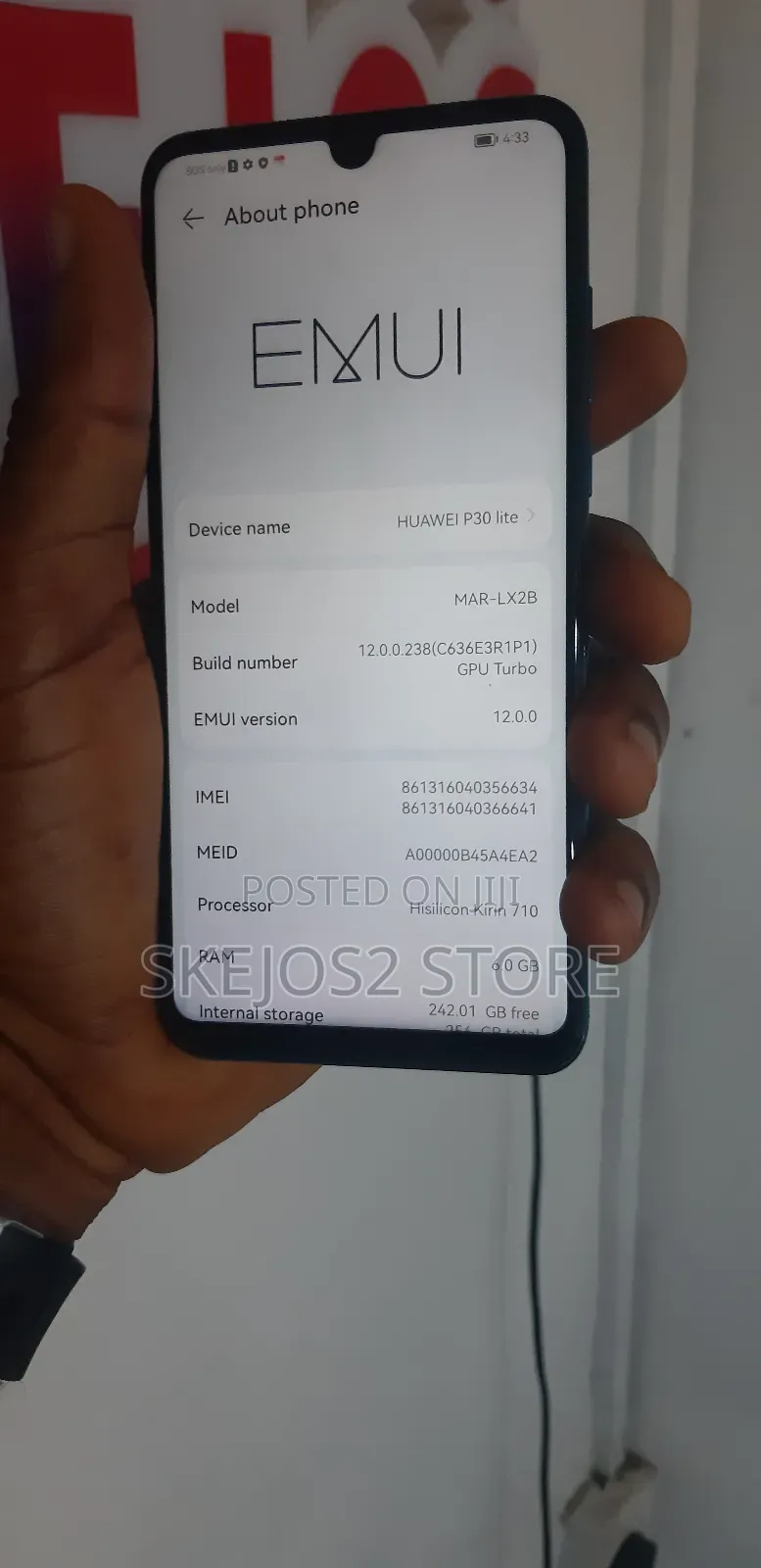 Huawei P20 Lite 128 GB Blue