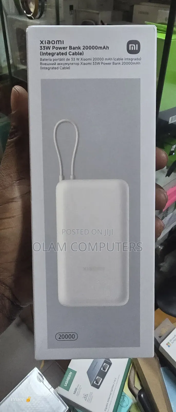 Xiaomi 33w Power Bank 20000mah (Integrated Cable)