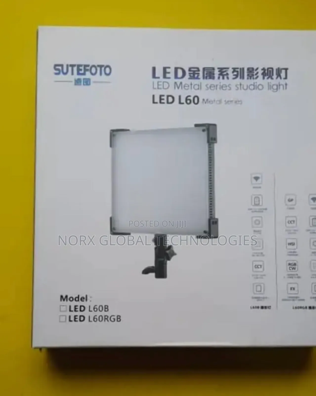 Led L60rgb Sutefoto Led Video Light