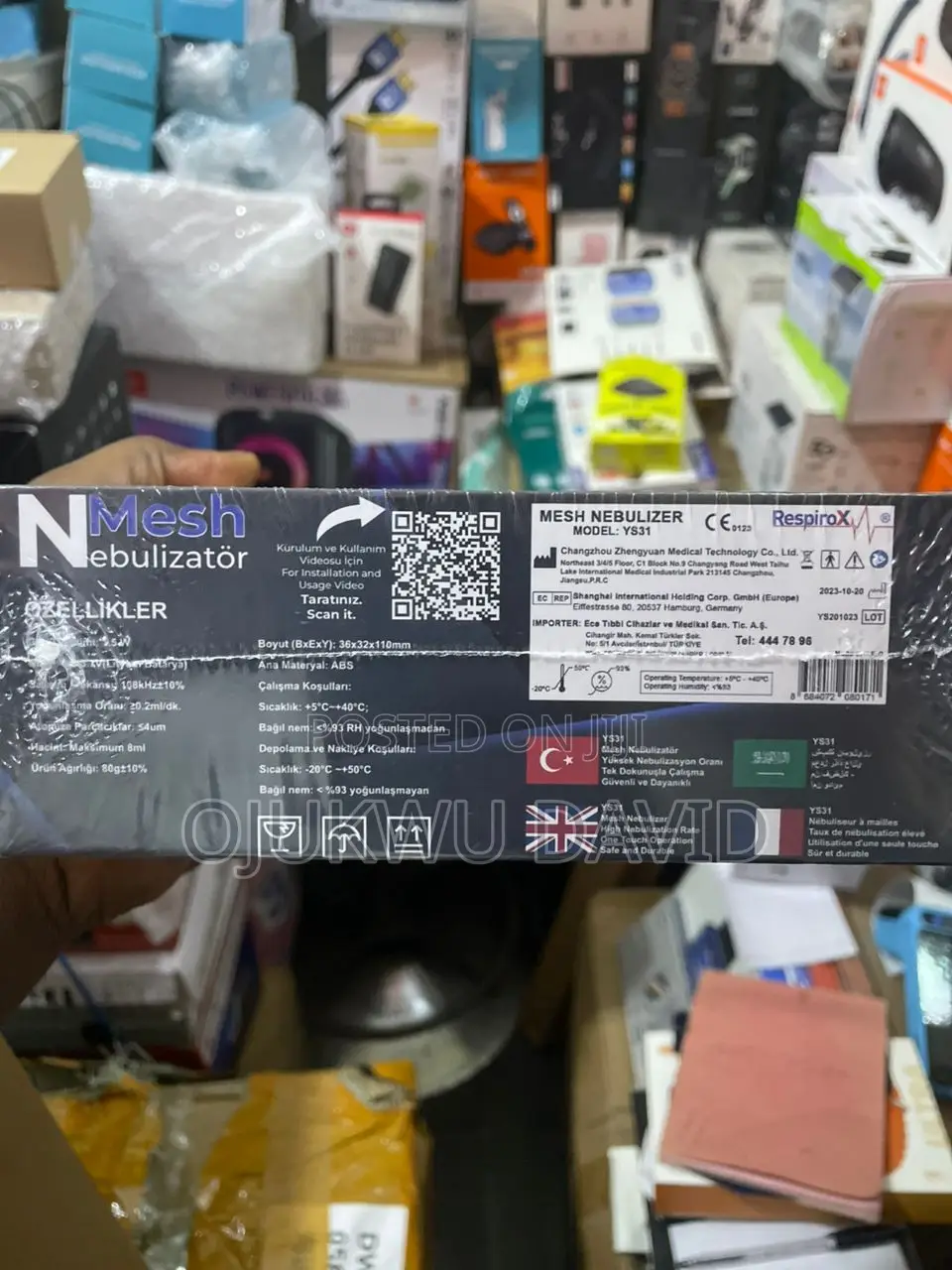 Mesh Nebulizer Respirox Rechargeable